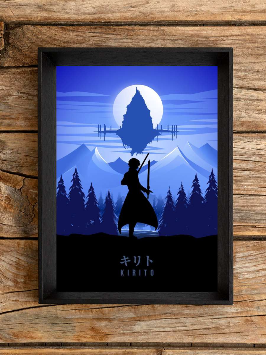 Kirigaya Kazuto SAO Anime Poster Çerçevesiz Yüksek Kalite Anime Duvar Poster