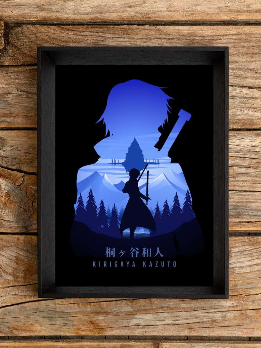 Kirito Sword Art Online Anime Poster Çerçevesiz Yüksek Kalite Anime Duvar Poster