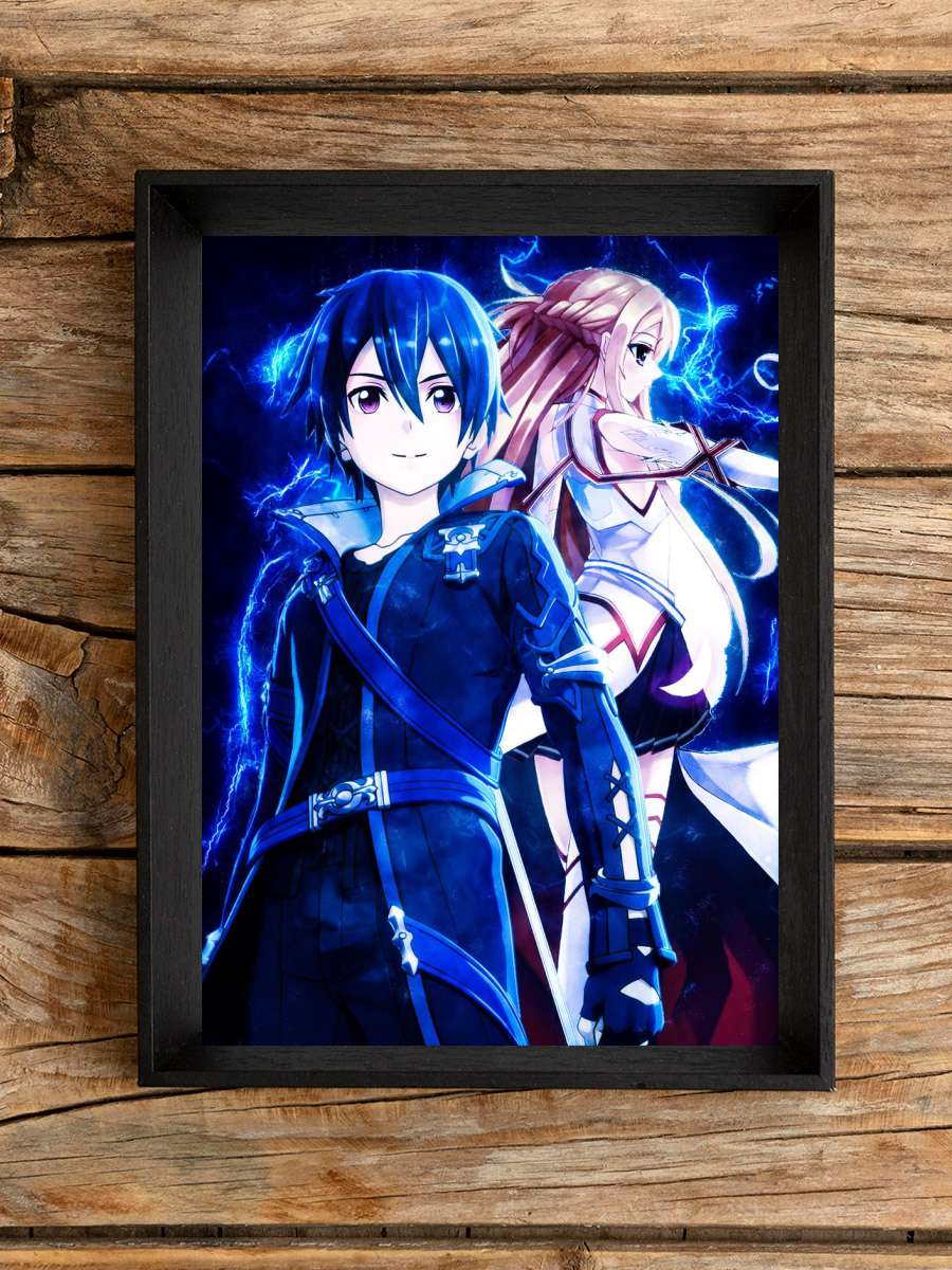 Kirito X Asuna Anime Poster Çerçevesiz Yüksek Kalite Anime Duvar Poster