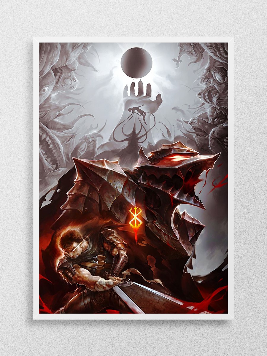 Knight Anime Poster Çerçevesiz Yüksek Kalite Anime Duvar Poster