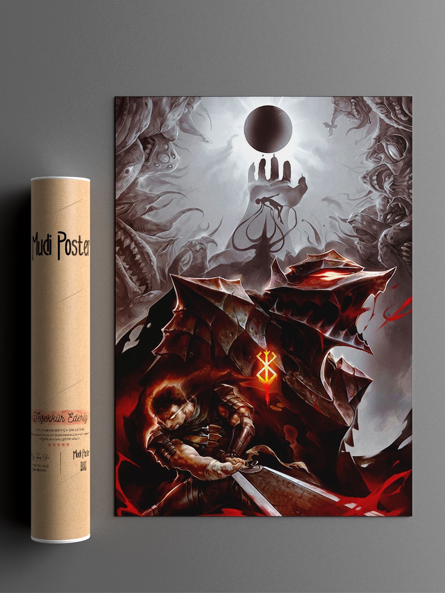 Knight Anime Poster Çerçevesiz Yüksek Kalite Anime Duvar Poster