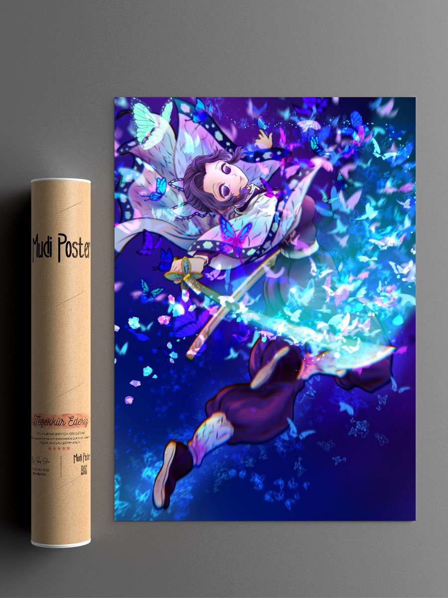kocho anime Anime Poster Çerçevesiz Yüksek Kalite Anime Duvar Poster