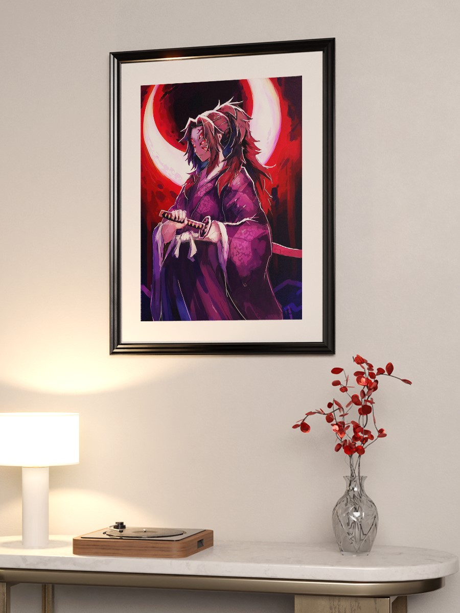 kokushibo demon slayer art Anime Poster Çerçevesiz Yüksek Kalite Anime Duvar Poster