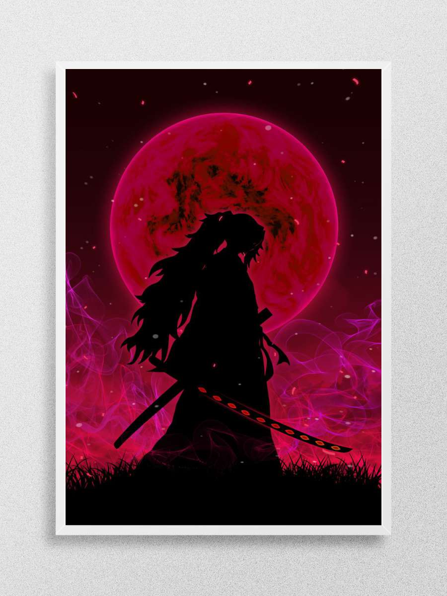 Kokushibo Demon Slayer Anime Poster Çerçevesiz Yüksek Kalite Anime Duvar Poster
