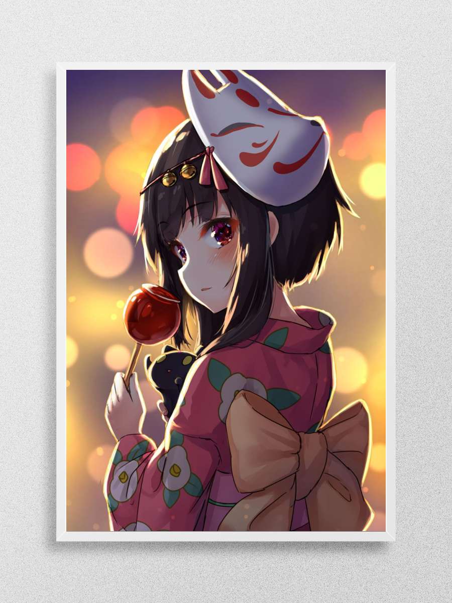 Konosuba megumin Anime Poster Çerçevesiz Yüksek Kalite Anime Duvar Poster