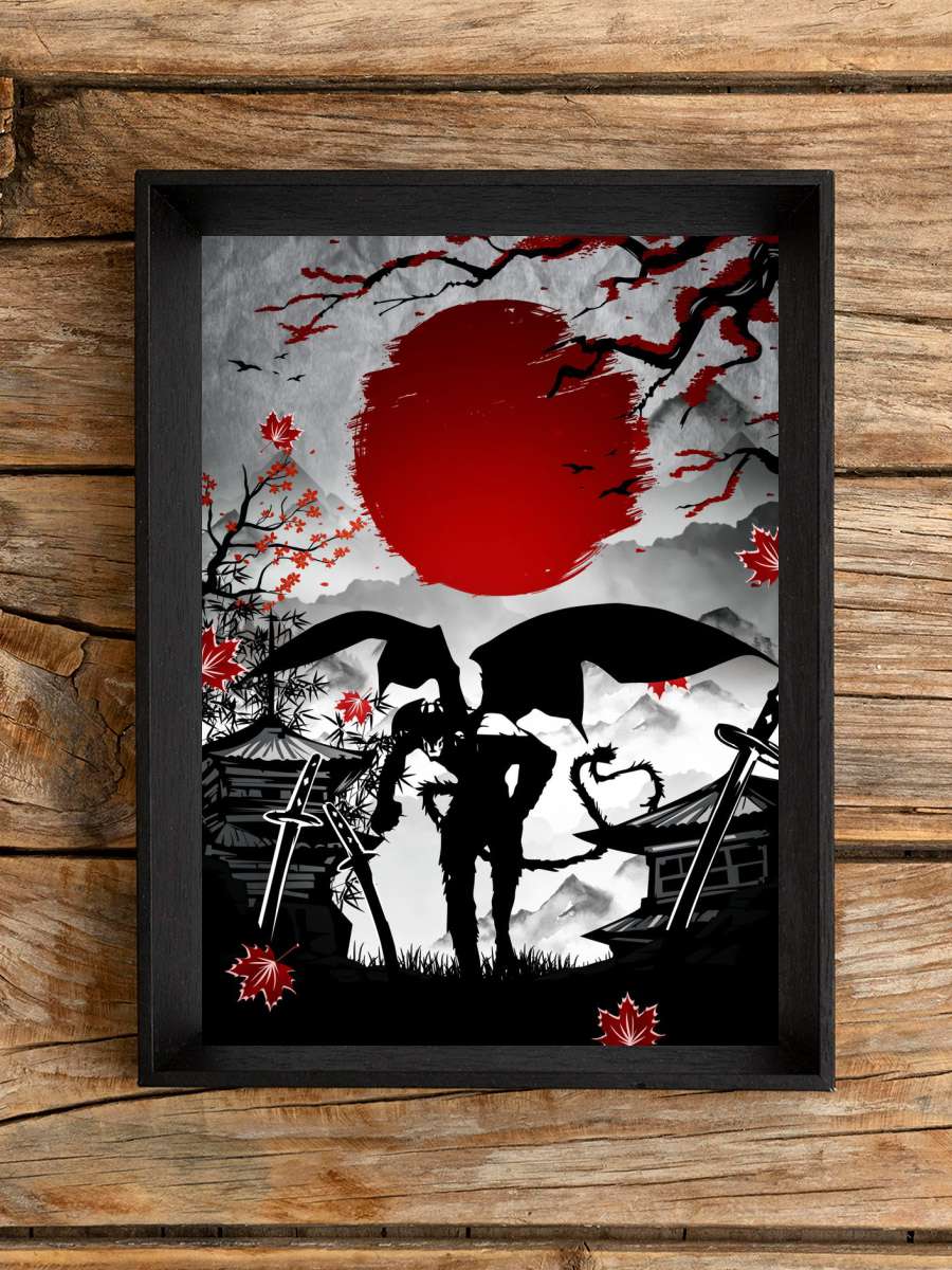 Kukun Devilman Anime Anime Poster Çerçevesiz Yüksek Kalite Anime Duvar Poster