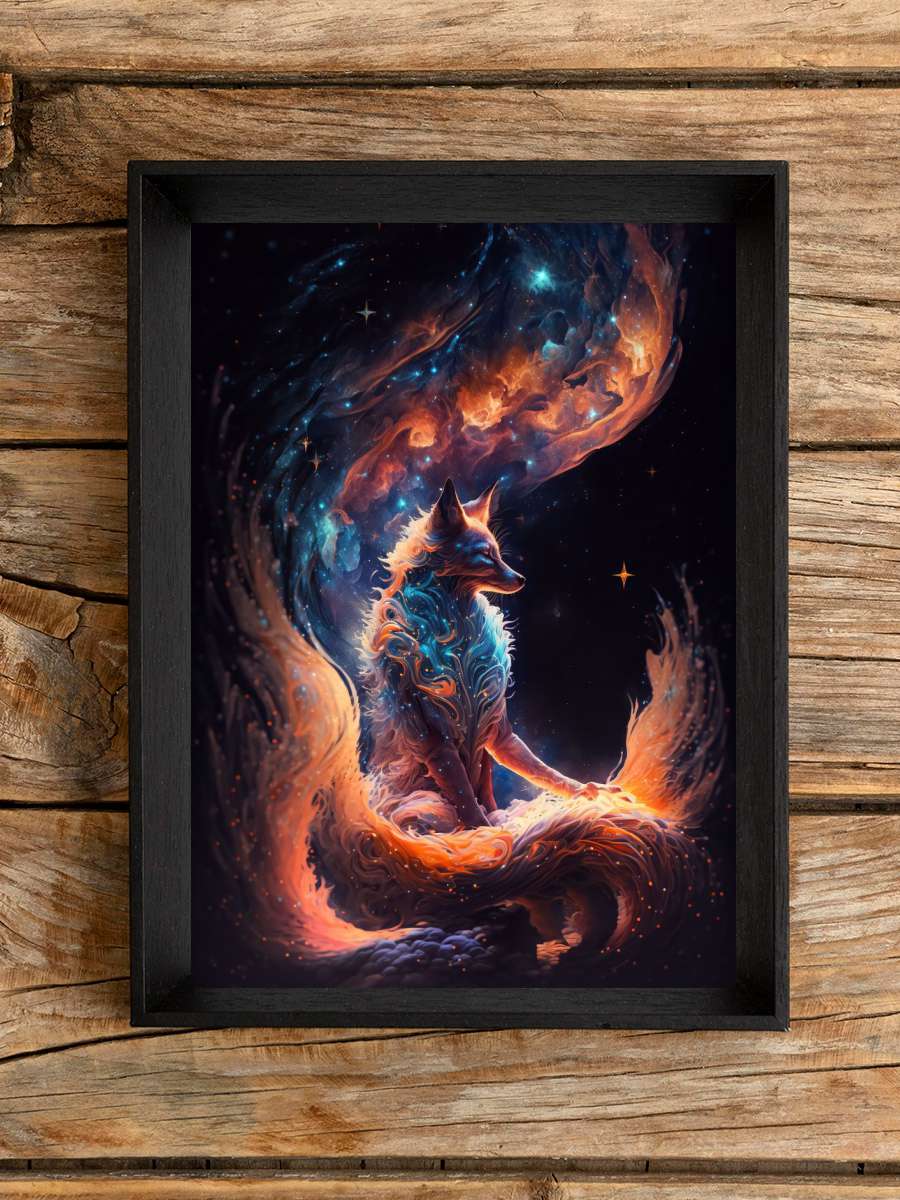 Kurama, a Nine Tailed Fox Anime Poster Çerçevesiz Yüksek Kalite Anime Duvar Poster