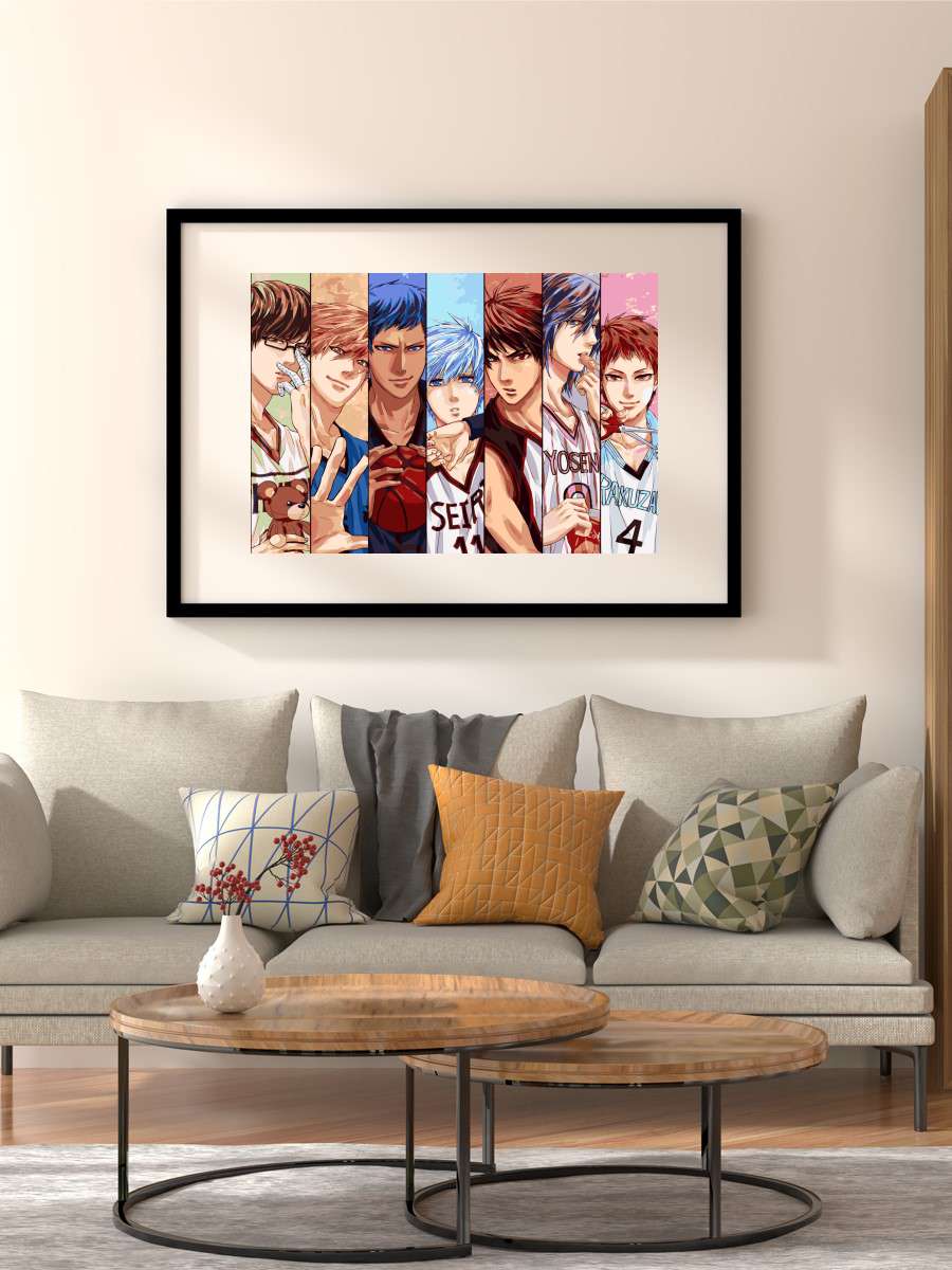 Kuroko no Basuke team Anime Poster Çerçevesiz Yüksek Kalite Anime Duvar Poster