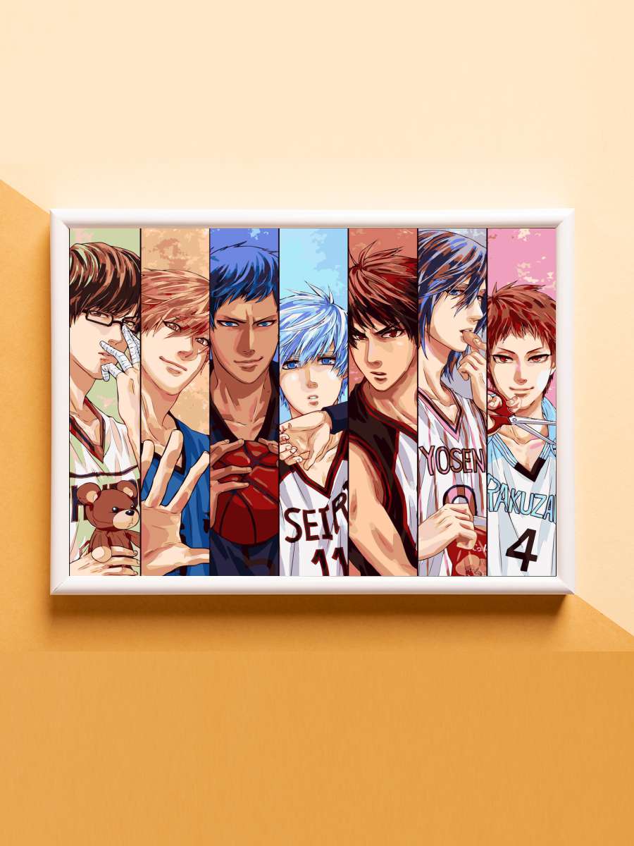 Kuroko no Basuke team Anime Poster Çerçevesiz Yüksek Kalite Anime Duvar Poster