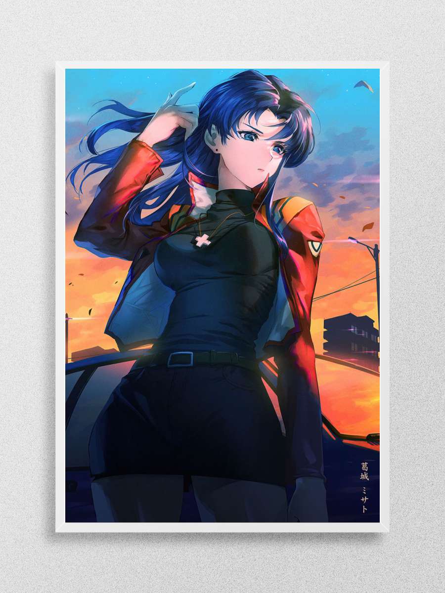 Kusaragi Misato Anime Poster Çerçevesiz Yüksek Kalite Anime Duvar Poster