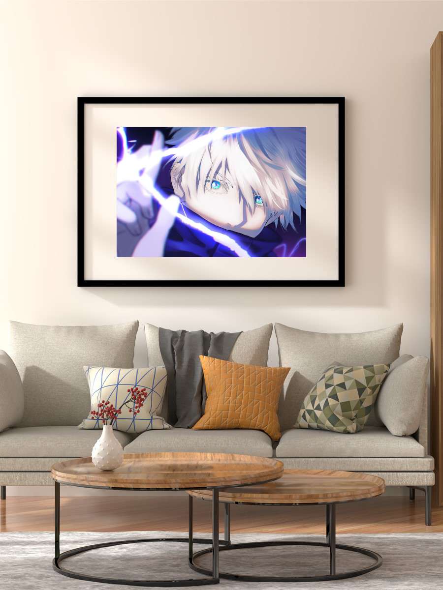 Kutukan gojo satoru Anime Poster Çerçevesiz Yüksek Kalite Anime Duvar Poster