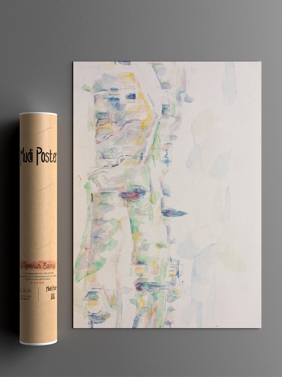 Landscape in Provence  Tablo Sanatsal Ünlü Ressam Poster Çerçevesiz Yüksek Kalite Poster