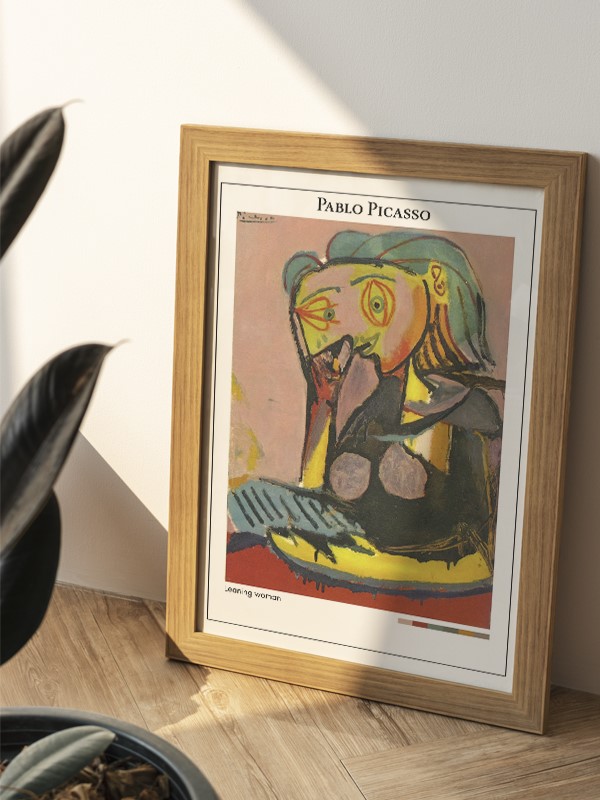 Pablo Picasso Leaning woman Poster