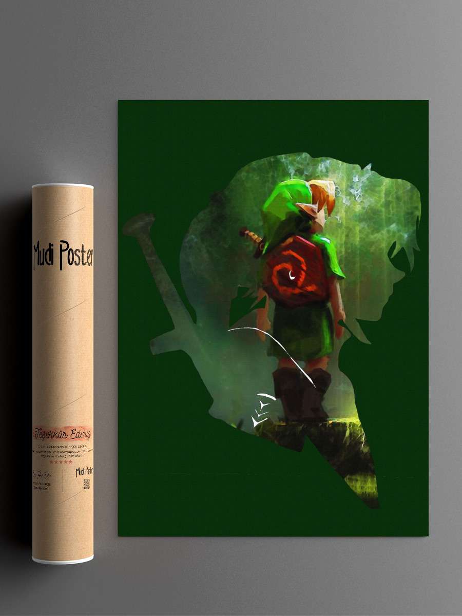 Legend of Zelda Anime Poster Çerçevesiz Yüksek Kalite Anime Duvar Poster