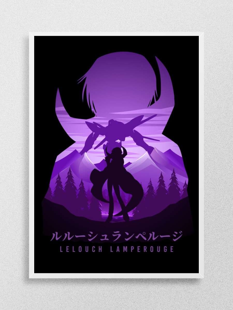 Lelouch Code Geass Anime Poster Çerçevesiz Yüksek Kalite Anime Duvar Poster