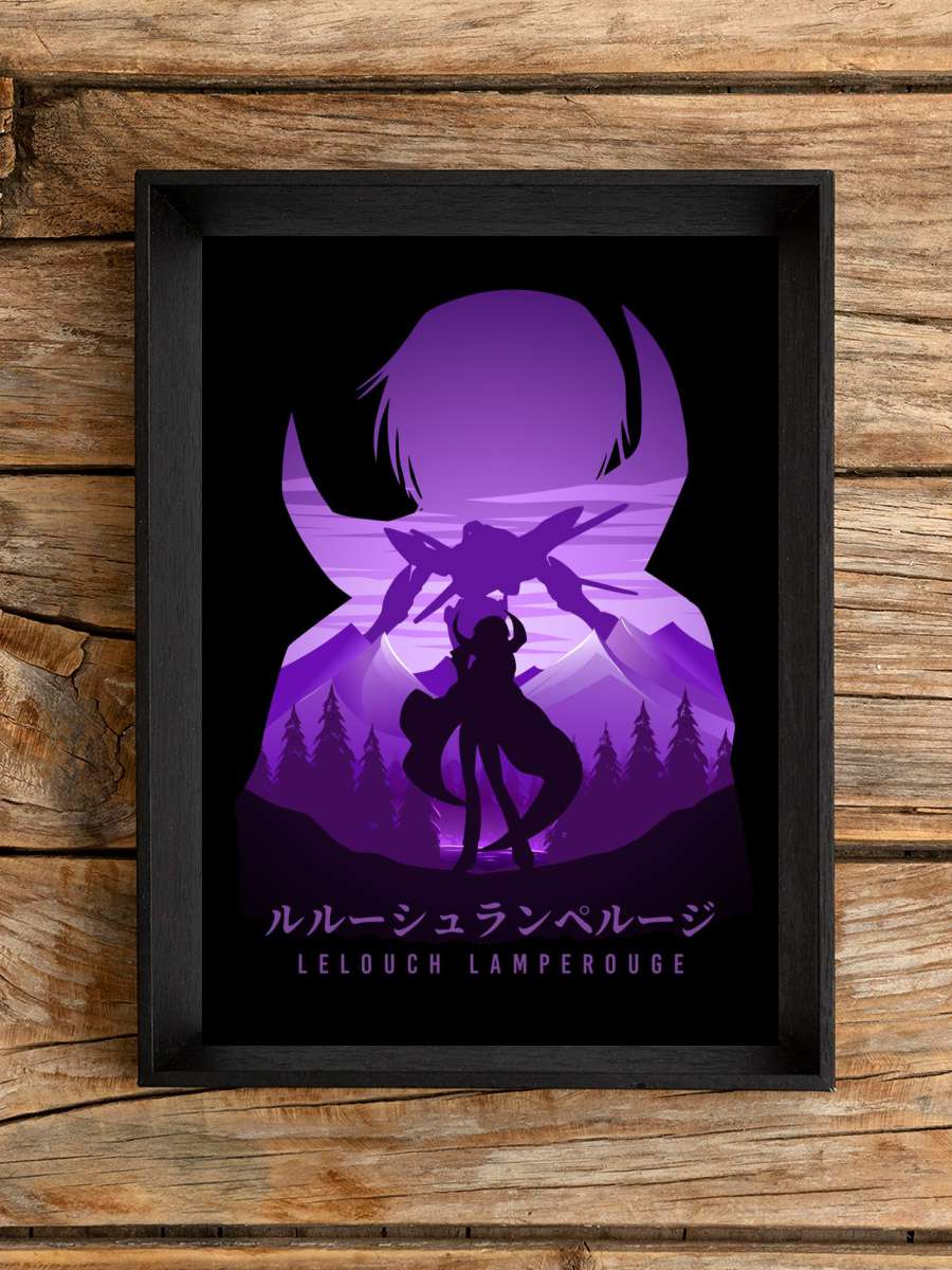 Lelouch Code Geass Anime Poster Çerçevesiz Yüksek Kalite Anime Duvar Poster