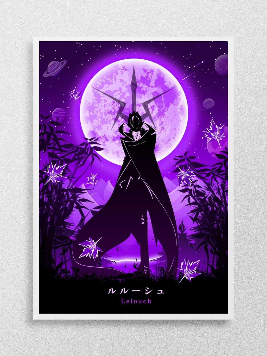 Lelouch Code Geass Anime Poster Çerçevesiz Yüksek Kalite Anime Duvar Poster