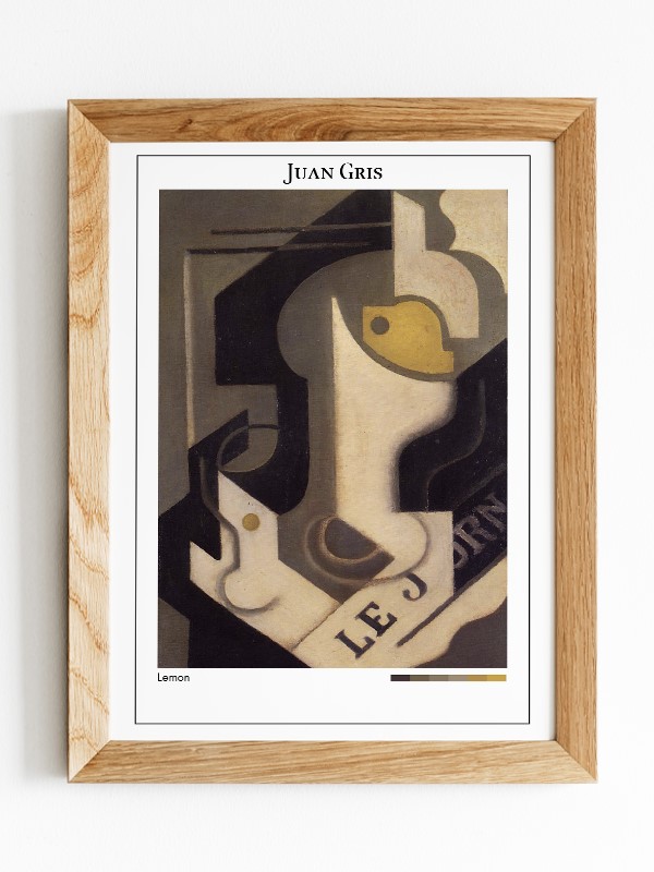 Juan Gris Lemon Poster
