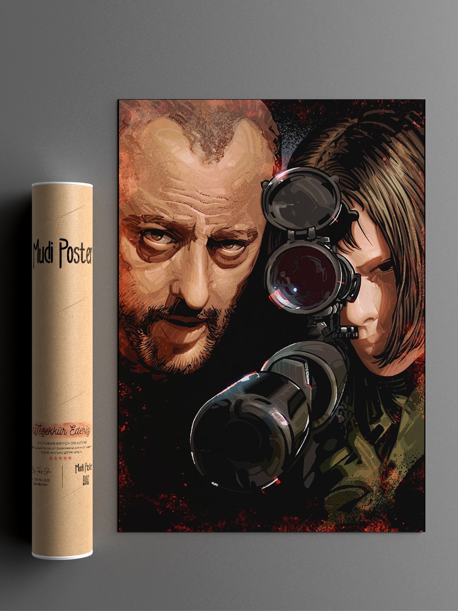 Leon and Mathilda Poster, Çerçevesiz Tv Film Poster