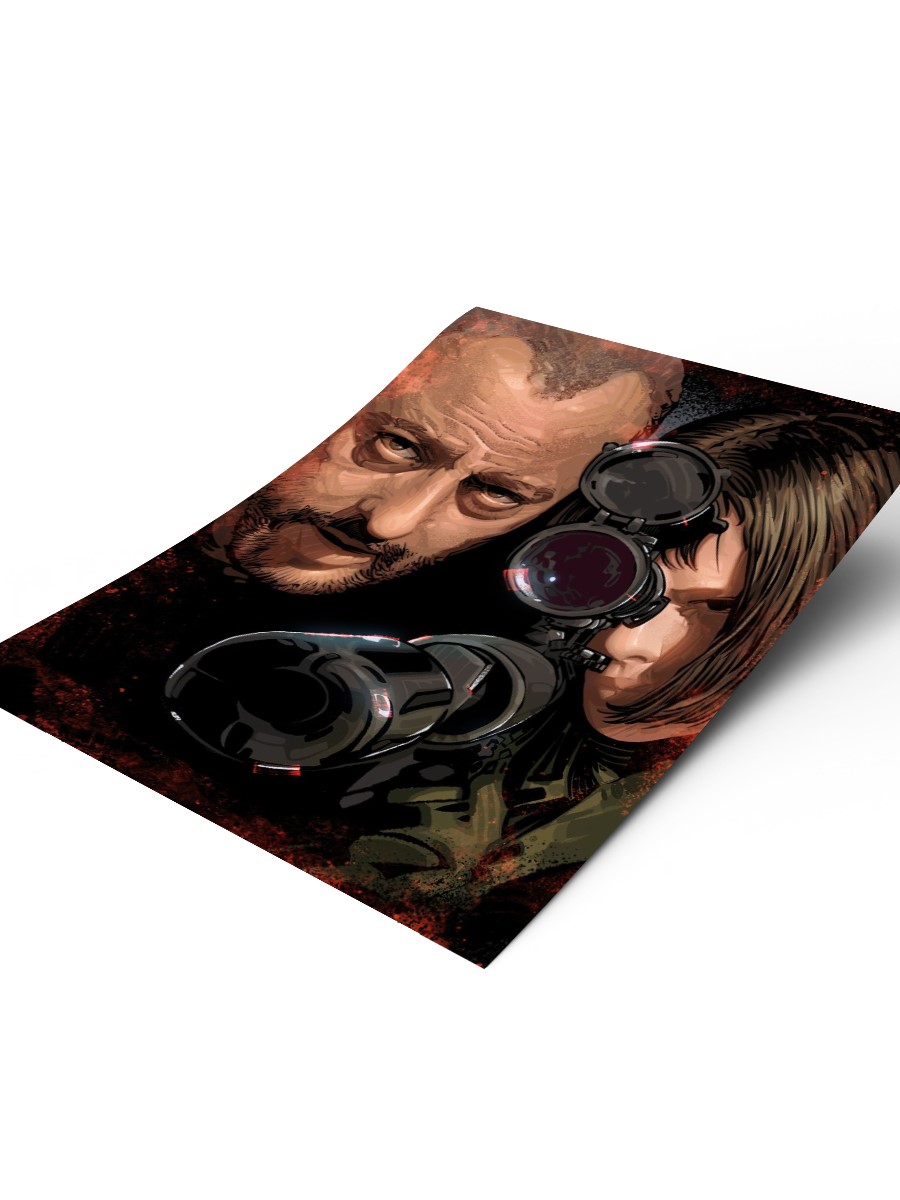 Leon and Mathilda Poster, Çerçevesiz Tv Film Poster