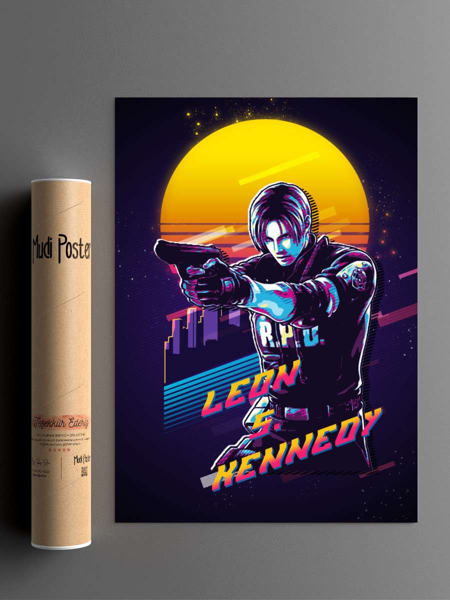 Leon Anime Poster Çerçevesiz Yüksek Kalite Anime Duvar Poster