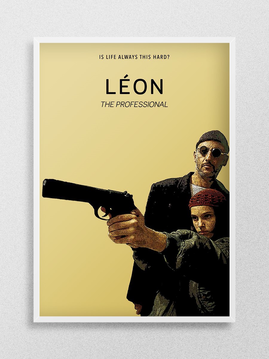 Leon The Professional Poster, Çerçevesiz Tv Film Poster
