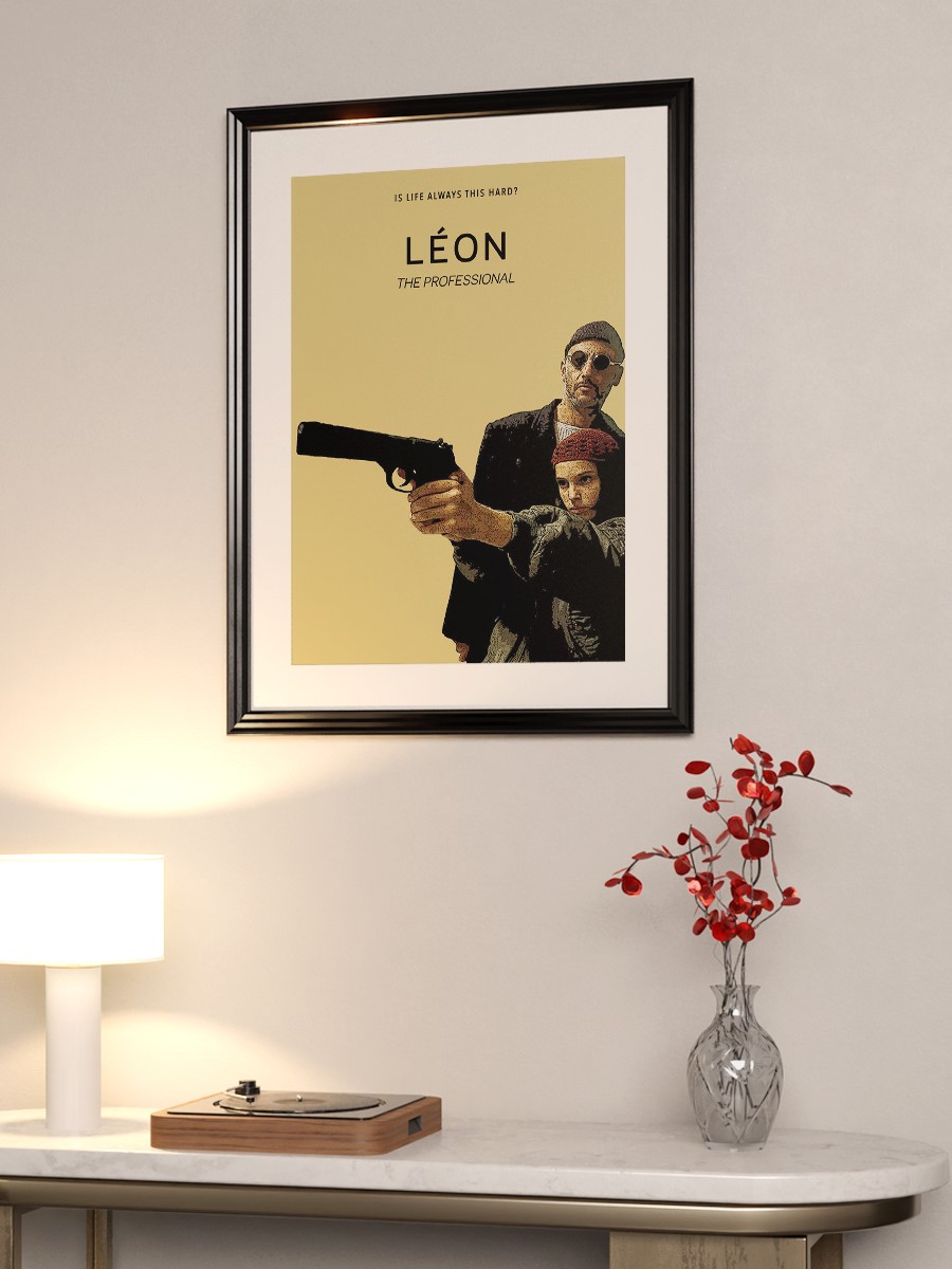 Leon The Professional Poster, Çerçevesiz Tv Film Poster