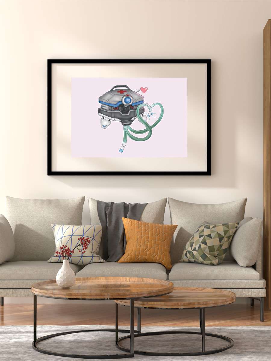 Lifeline Robot Anime Poster Çerçevesiz Yüksek Kalite Anime Duvar Poster