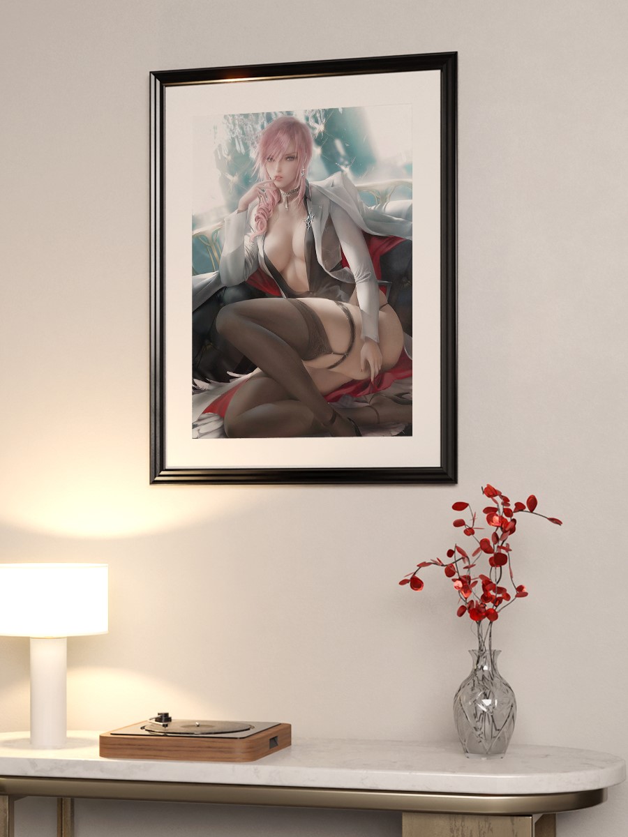 Lightning suit Anime Poster Çerçevesiz Yüksek Kalite Anime Duvar Poster