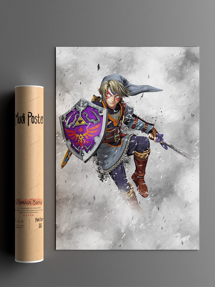 Link  Anime Poster Çerçevesiz Yüksek Kalite Anime Duvar Poster