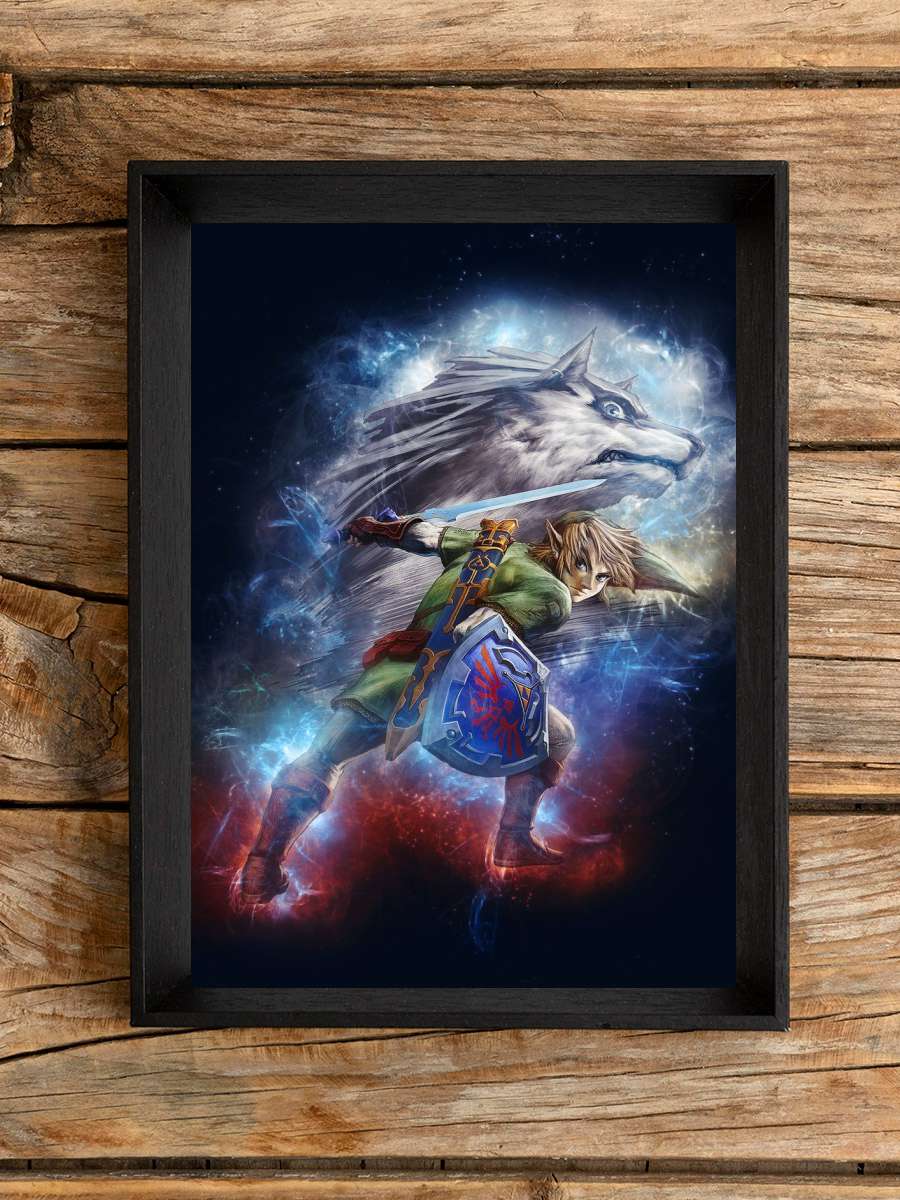Link Wolf Cosmic Anime Poster Çerçevesiz Yüksek Kalite Anime Duvar Poster