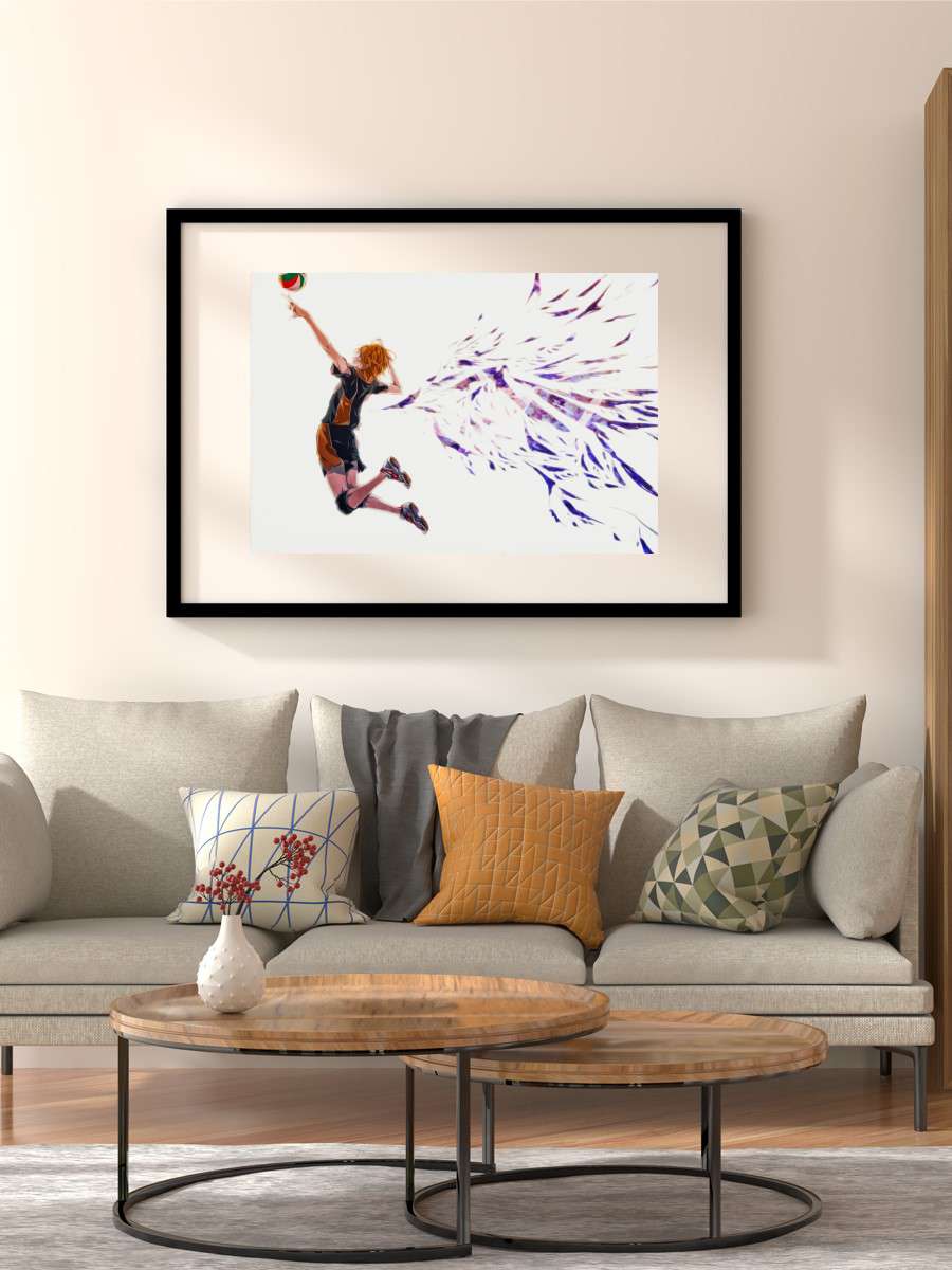 Little Giant Haikyuu Anime Poster Çerçevesiz Yüksek Kalite Anime Duvar Poster