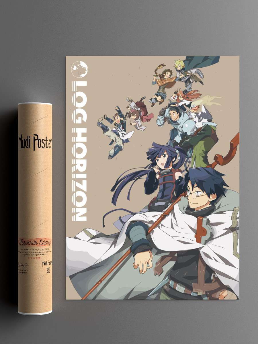 Log Horizon Anime Poster Çerçevesiz Yüksek Kalite Anime Duvar Poster