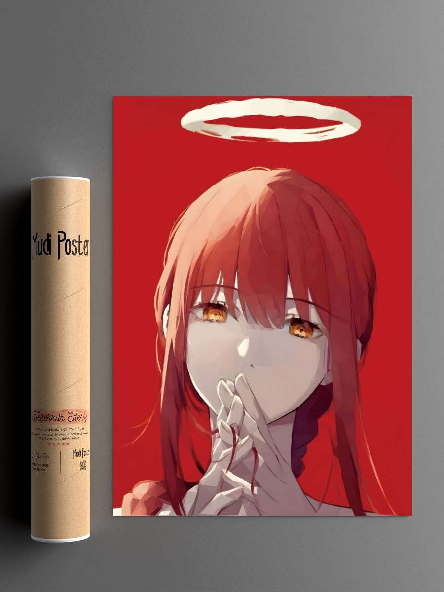 Low Poly Anime Anime Poster Çerçevesiz Yüksek Kalite Anime Duvar Poster