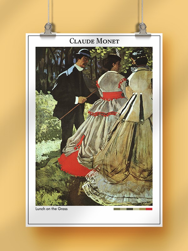 Claude Monet Lunch on the Grass Poster
