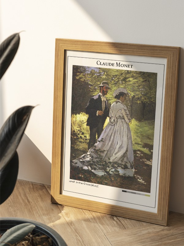 Claude Monet Lunch on the Grass (study) Poster