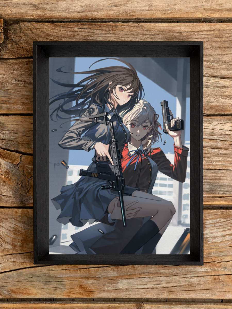 lycoris recoil Anime Poster Çerçevesiz Yüksek Kalite Anime Duvar Poster