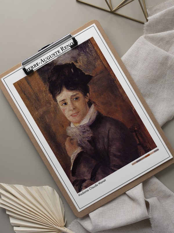 Pierre-Auguste Renoir Madame Claude Monet Poster