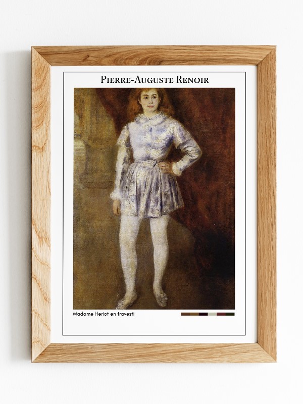 Pierre-Auguste Renoir Madame Heriot en travesti Poster