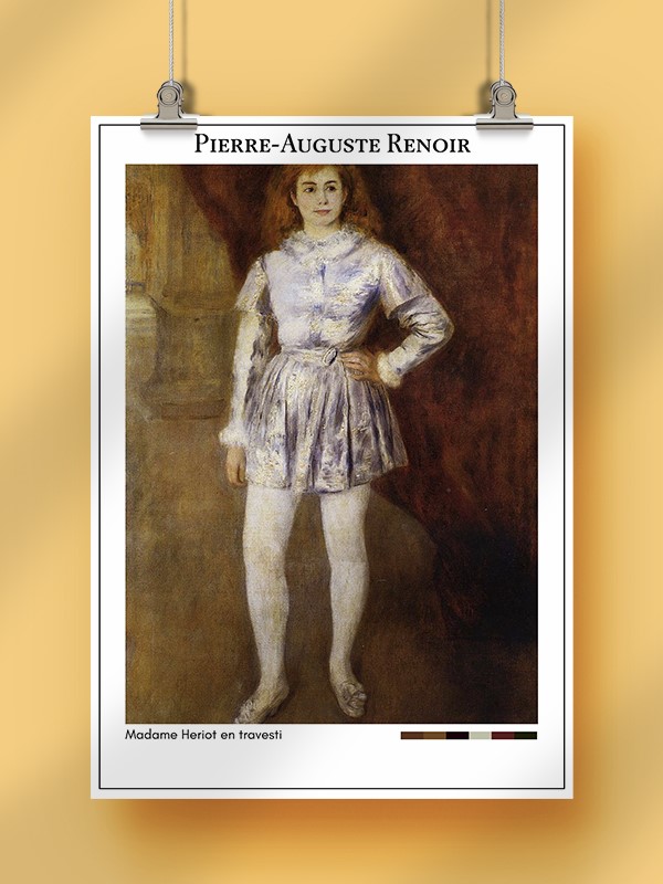 Pierre-Auguste Renoir Madame Heriot en travesti Poster