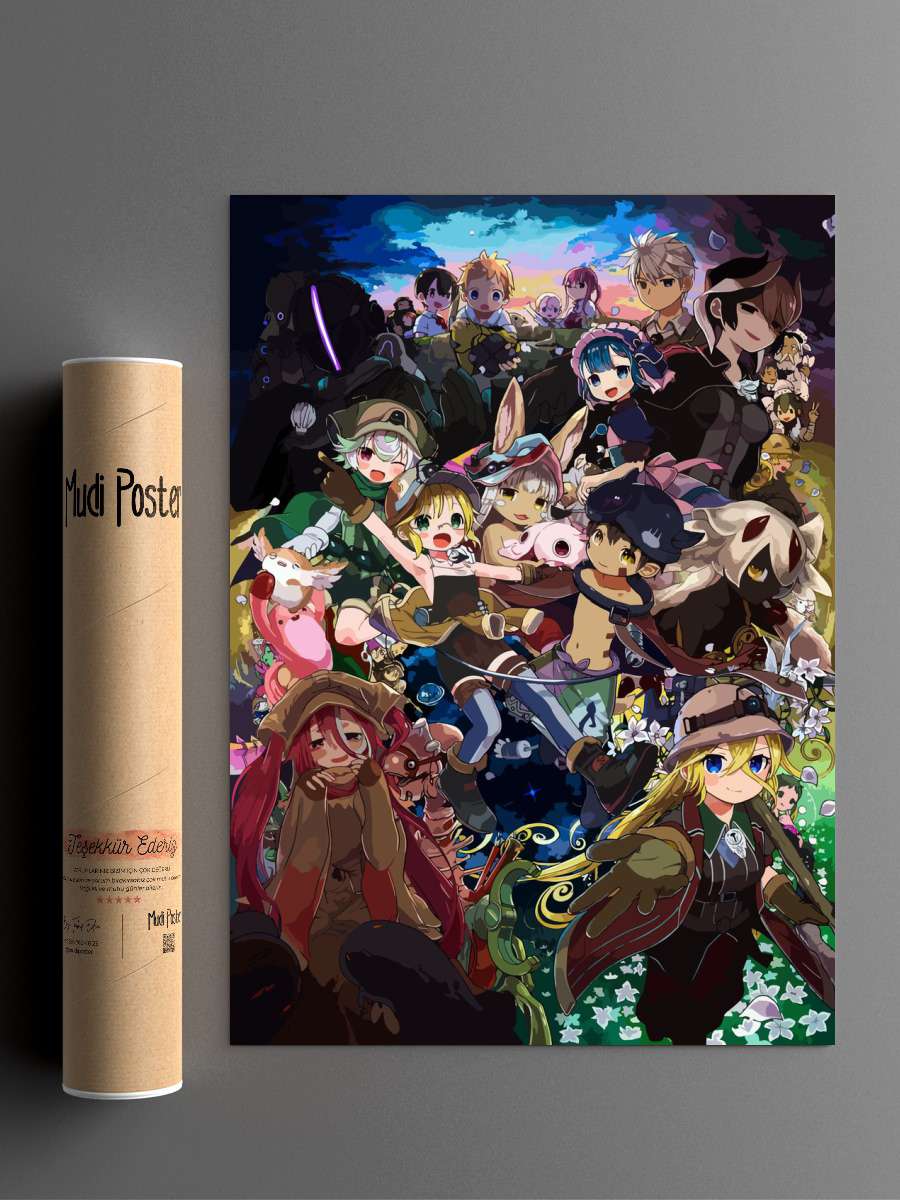 Made in abyss Anime Poster Çerçevesiz Yüksek Kalite Anime Duvar Poster