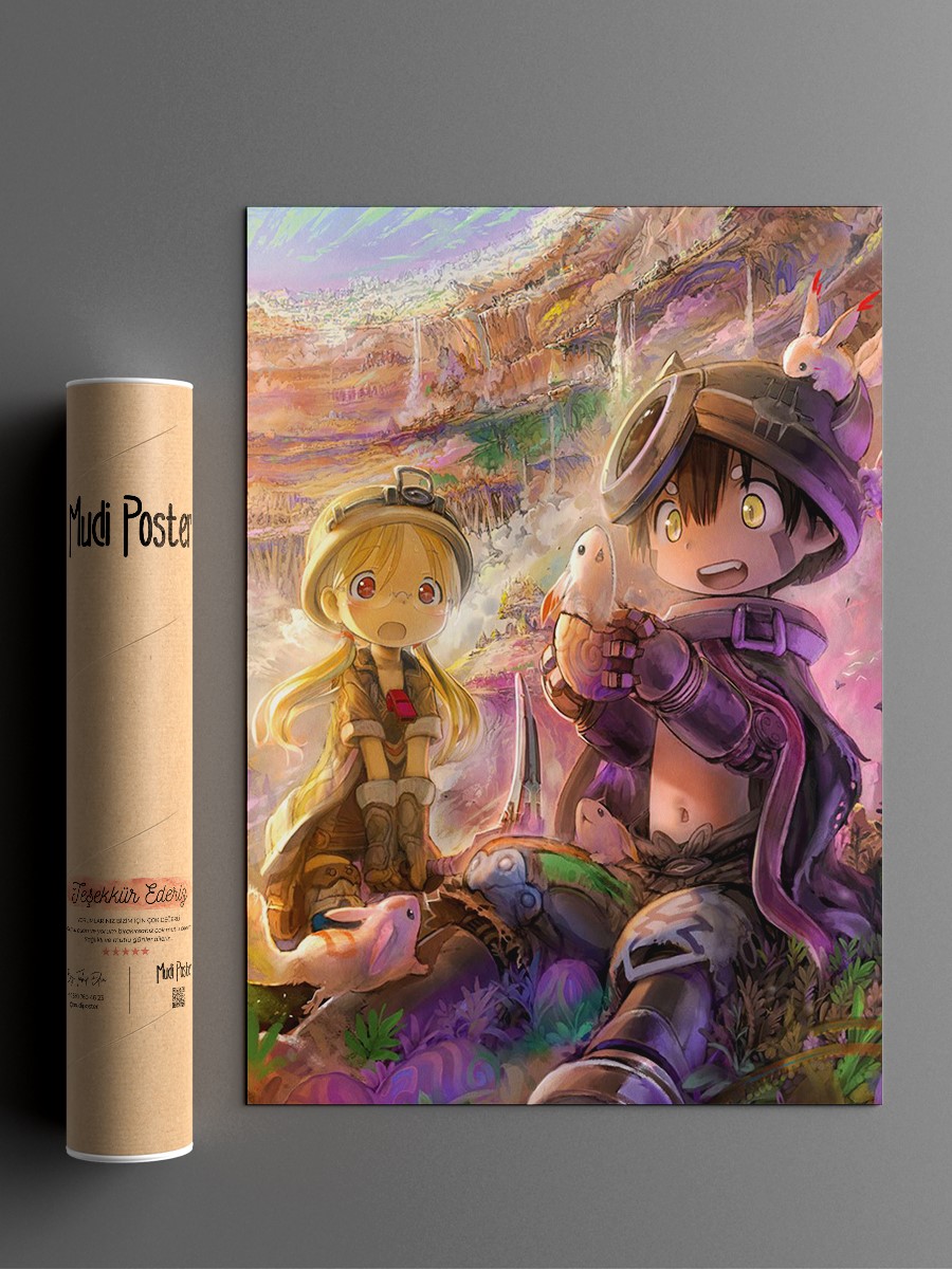 Made in Abyss Anime Poster Çerçevesiz Yüksek Kalite Anime Duvar Poster