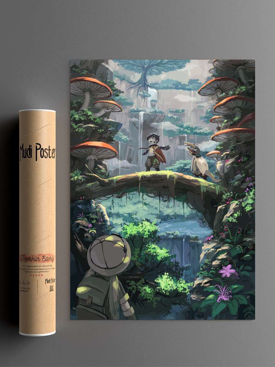 Made In Abyss Anime Poster Çerçevesiz Yüksek Kalite Anime Duvar Poster