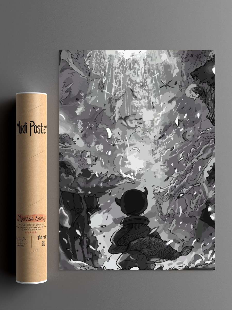 Made in abyss Anime Poster Çerçevesiz Yüksek Kalite Anime Duvar Poster