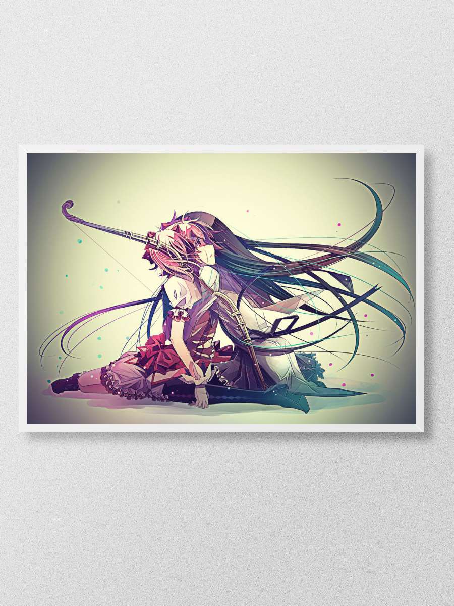 Mahou Shoujo Madoka Magica Anime Poster Çerçevesiz Yüksek Kalite Anime Duvar Poster