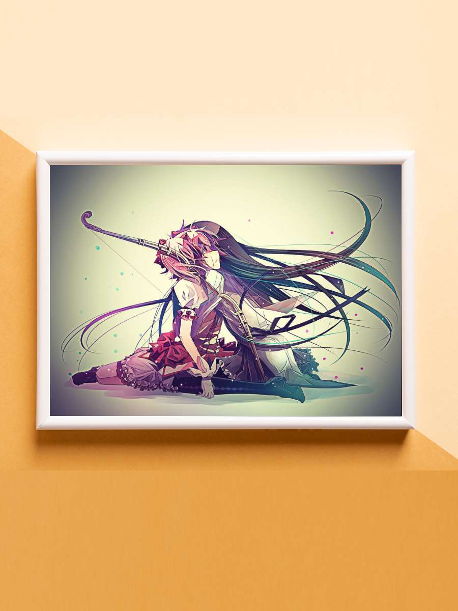 Mahou Shoujo Madoka Magica Anime Poster Çerçevesiz Yüksek Kalite Anime Duvar Poster