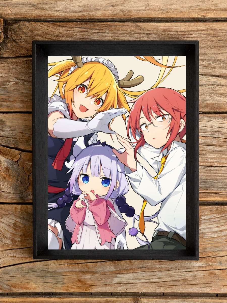Maidragon Anime Poster Çerçevesiz Yüksek Kalite Anime Duvar Poster