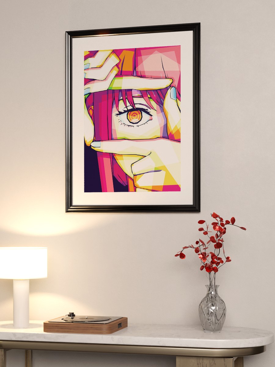 Makima Chainsaw Man Anime Poster Çerçevesiz Yüksek Kalite Anime Duvar Poster