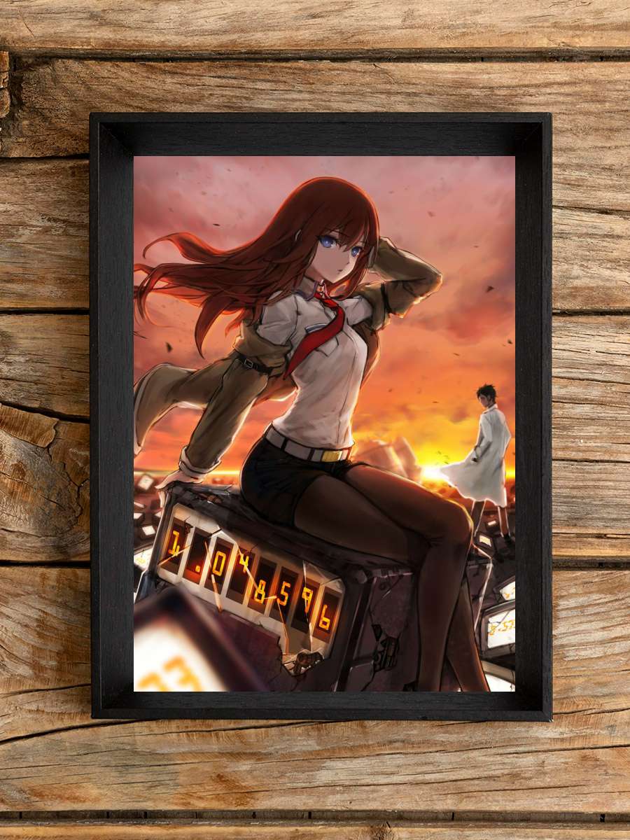 Makise Kurisu Anime Poster Çerçevesiz Yüksek Kalite Anime Duvar Poster