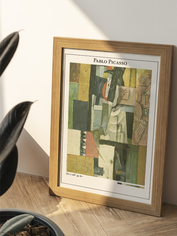 Pablo Picasso Man with guitar Poster